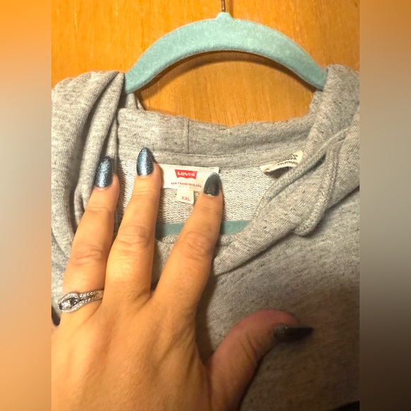 LEVI’S Women’s Sportswear Logo Hoodie in Heather Grey, XXL - Picture 5 of 6